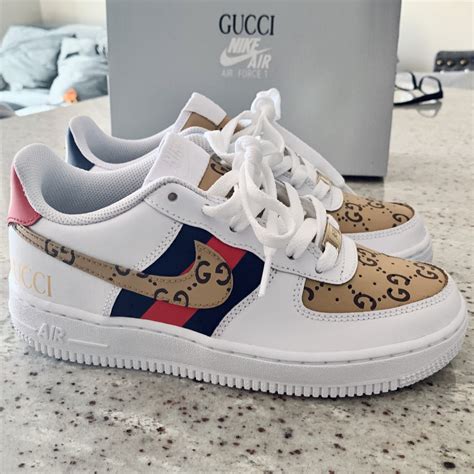 custom gucci af1|gucci af1 low gg fabric.